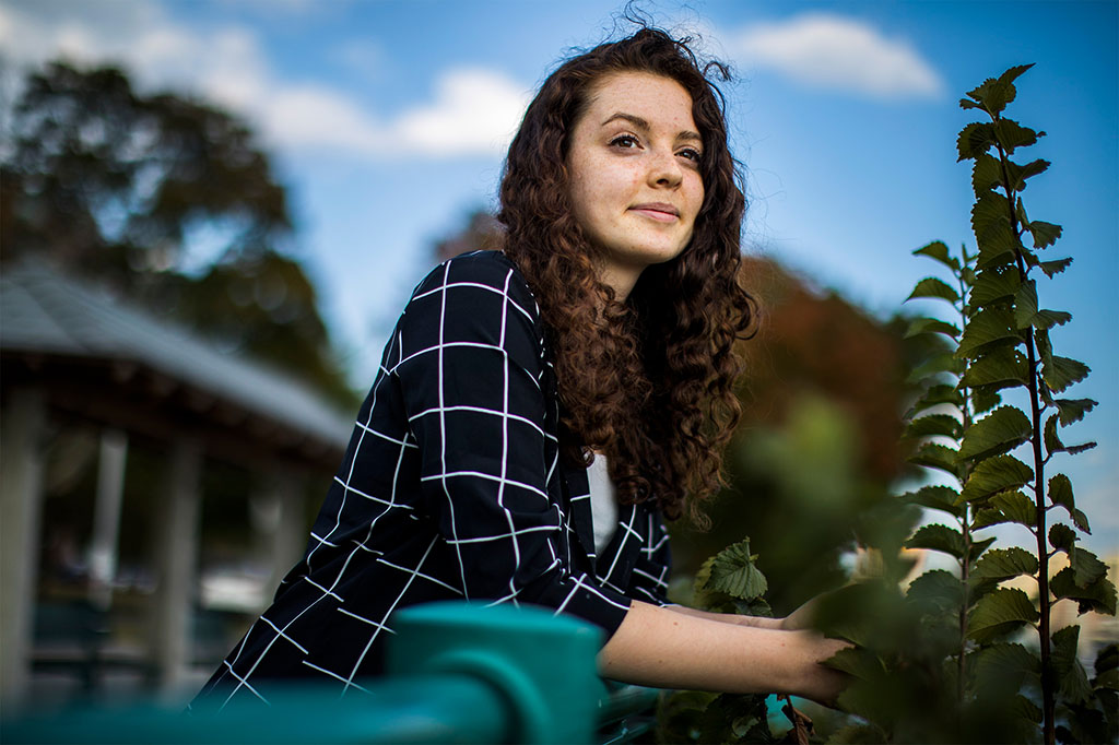 Portrait of MechE senior Darya Guettler