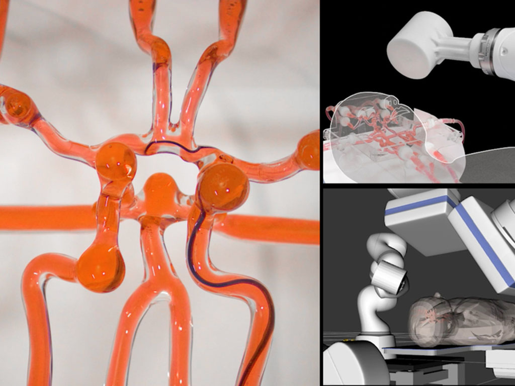 With a modified joystick, surgeons may control a robotic arm at another hospital to operate on a patient.