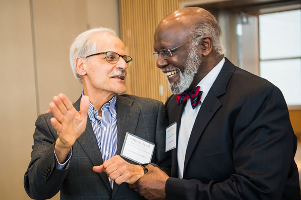 Ahmed Ghoniem (left) and Wesley Harris 